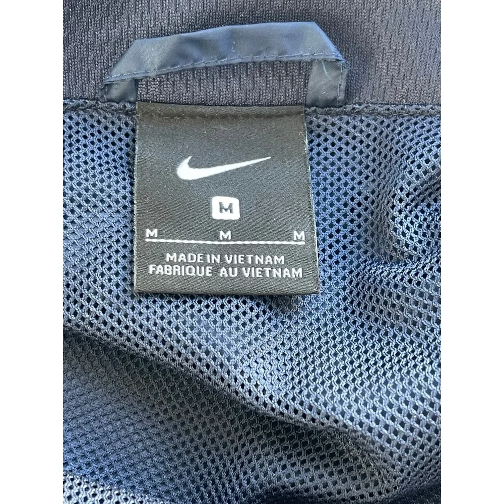 Nike Virginia Soccer Association VSA Mens Medium Navy Blue Track Jacket Athletic